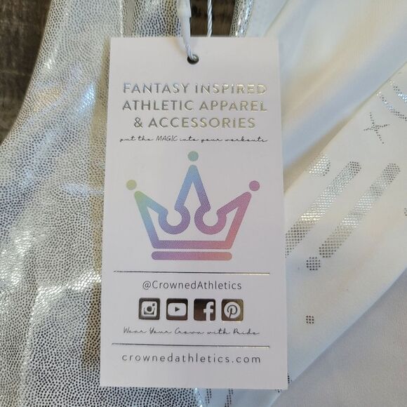 New Crowned Athletics Galactic Gals Rebel Princess Sports Bra Size Small - Picture 4 of 9